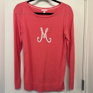 Lilly Pulitzer pink M sweater size medium